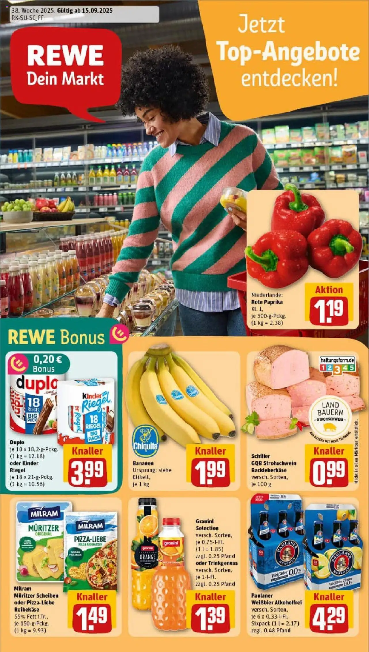 REWE Prospekt ab 14.09.2025 nächste Woche - Prospekt München / Neuhausen-Nymphenburg	