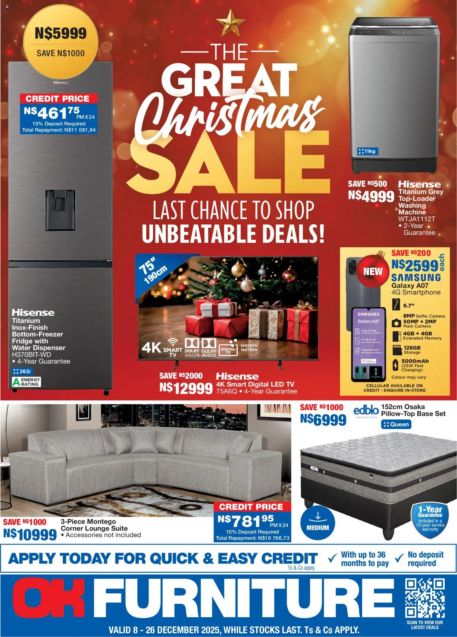 Preview of OK Furniture flyer valid from 08/12/2025