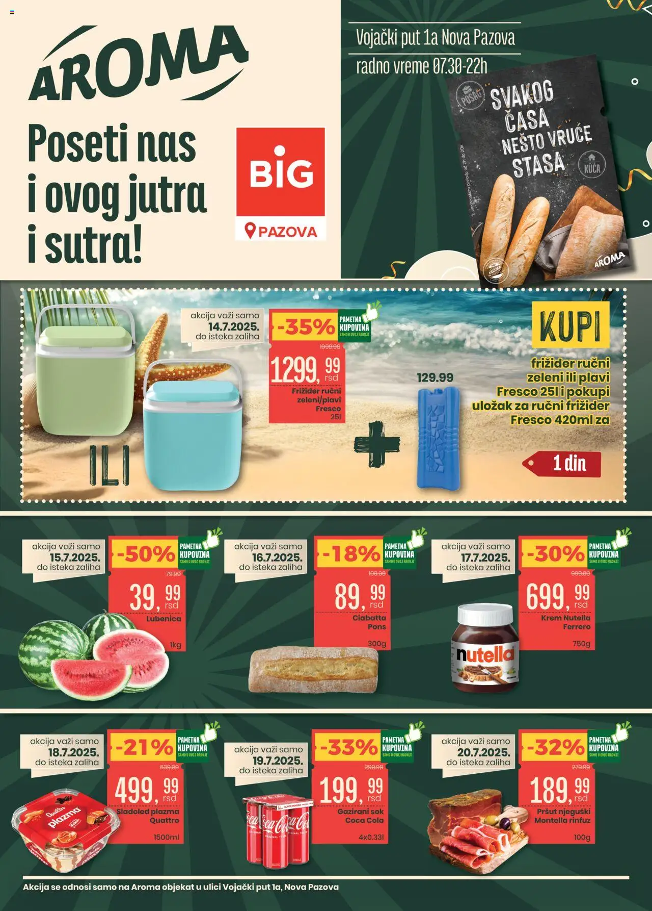 Aroma Market katalog važi od 14.07.2025 - stranica 1
