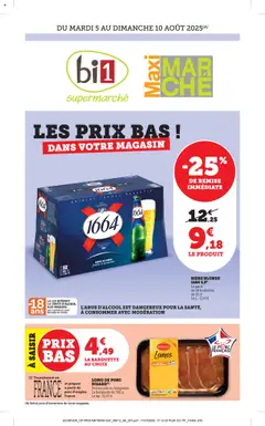 Prévisualisation de Catalogue du magasin bi1 formulaire valide 04/08/2025