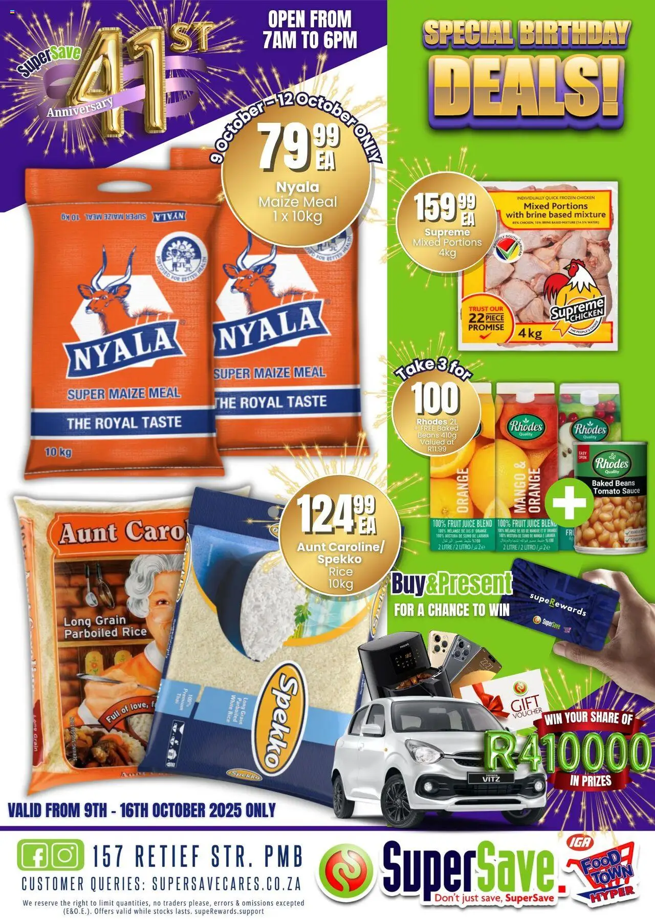 Super Save Specials from 09/10 - 16/10/2025 > Promotions