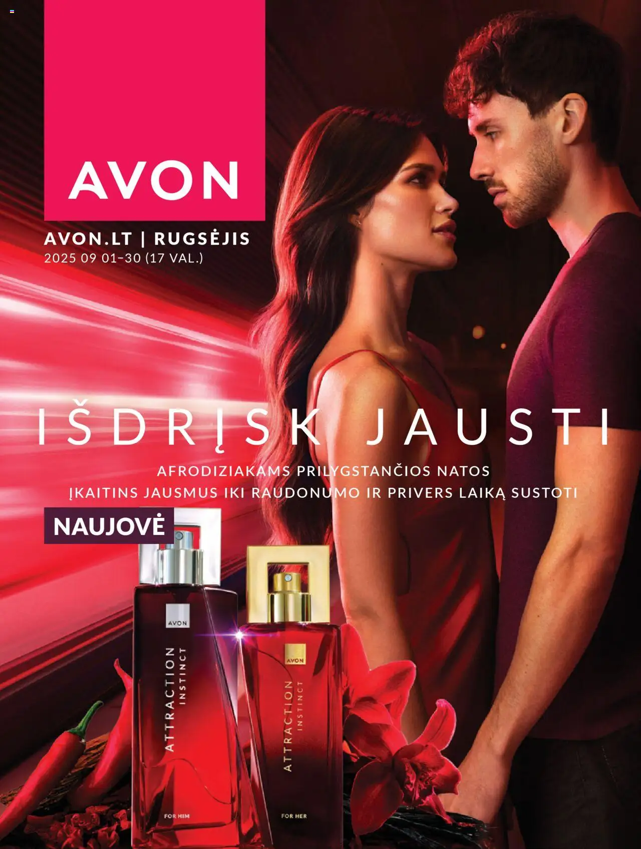 AVON parduotuvės leidinio Leidinys galiojančio nuo 2025.09.01 peržiūra