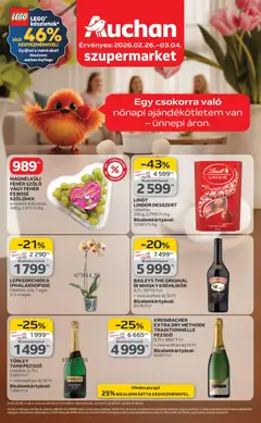 Auchan - Szupermarket akciós újság megtekintése, amely érvényes 2026.02.26.-től