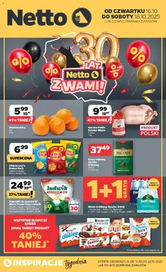 Pogląd gazetki "Gazetka spożywcza" ze sklepu Netto ważnej od 16.10.2025
