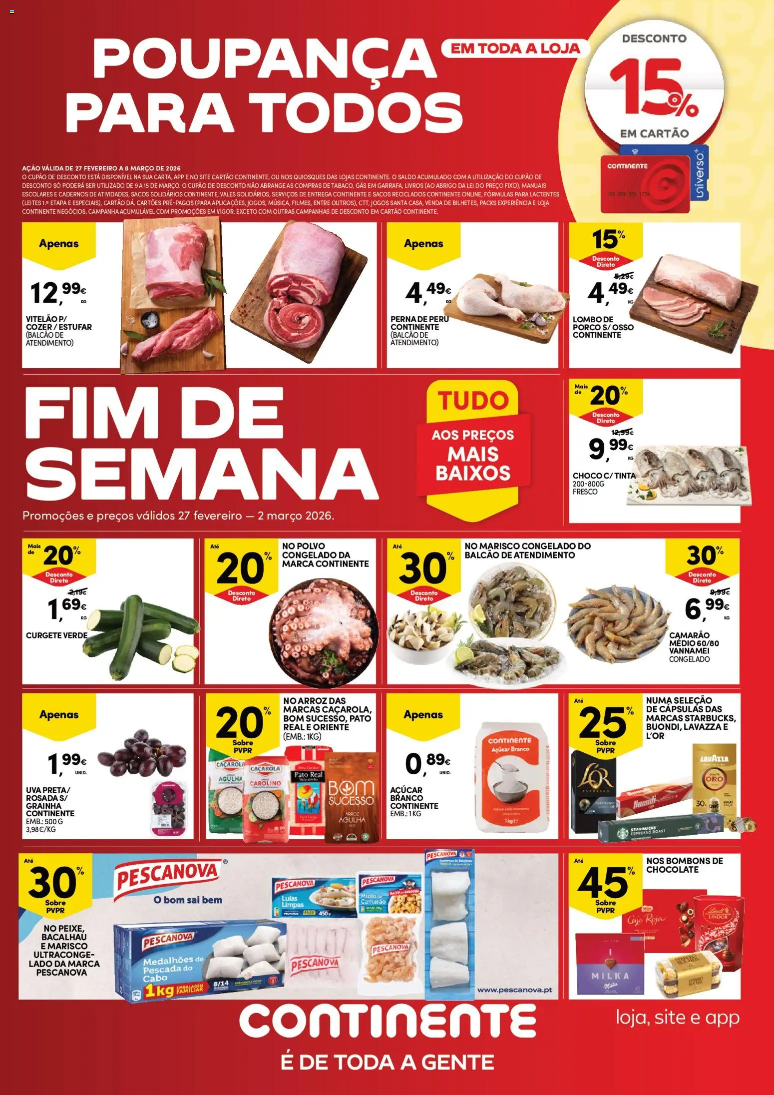 Pré-visualização do folheto da loja Continente válida a partir de 27/02/2026
