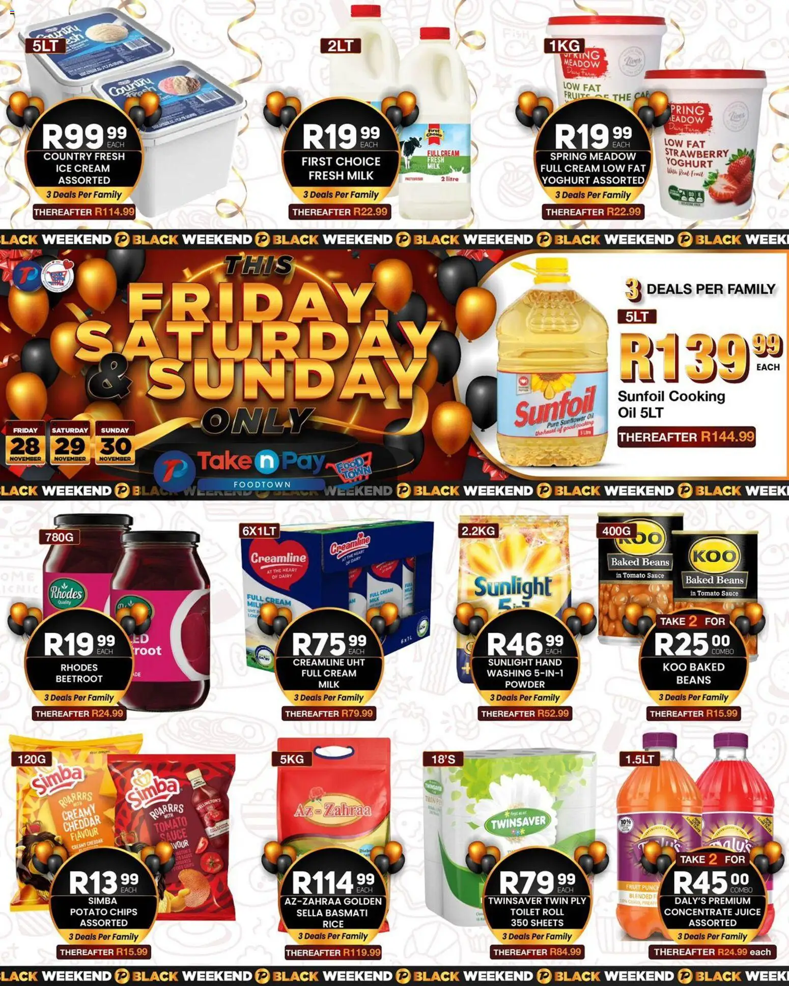 Preview of Take n Pay flyer valid from 28/11/2025