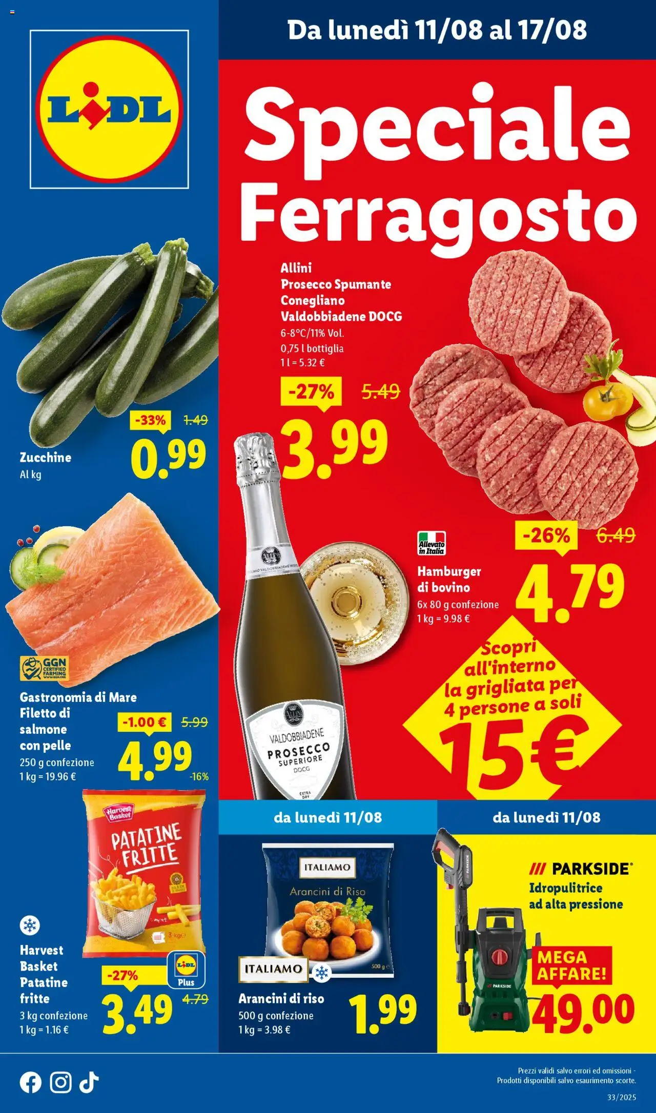 Volantino Lidl valido da 11/08/2025 numero di pagina 1