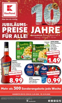 Vorschau von dem Prospekt des Geschäftes Kaufland, gültig ab dem 15.10.2025