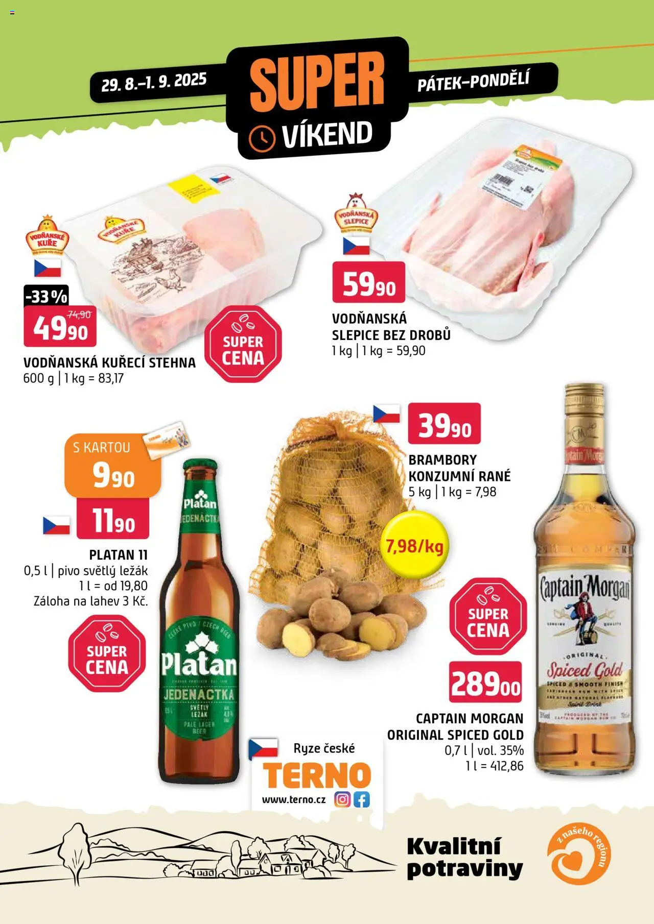  Terno Super víkend (29.08.2025 - 01.09.2025)