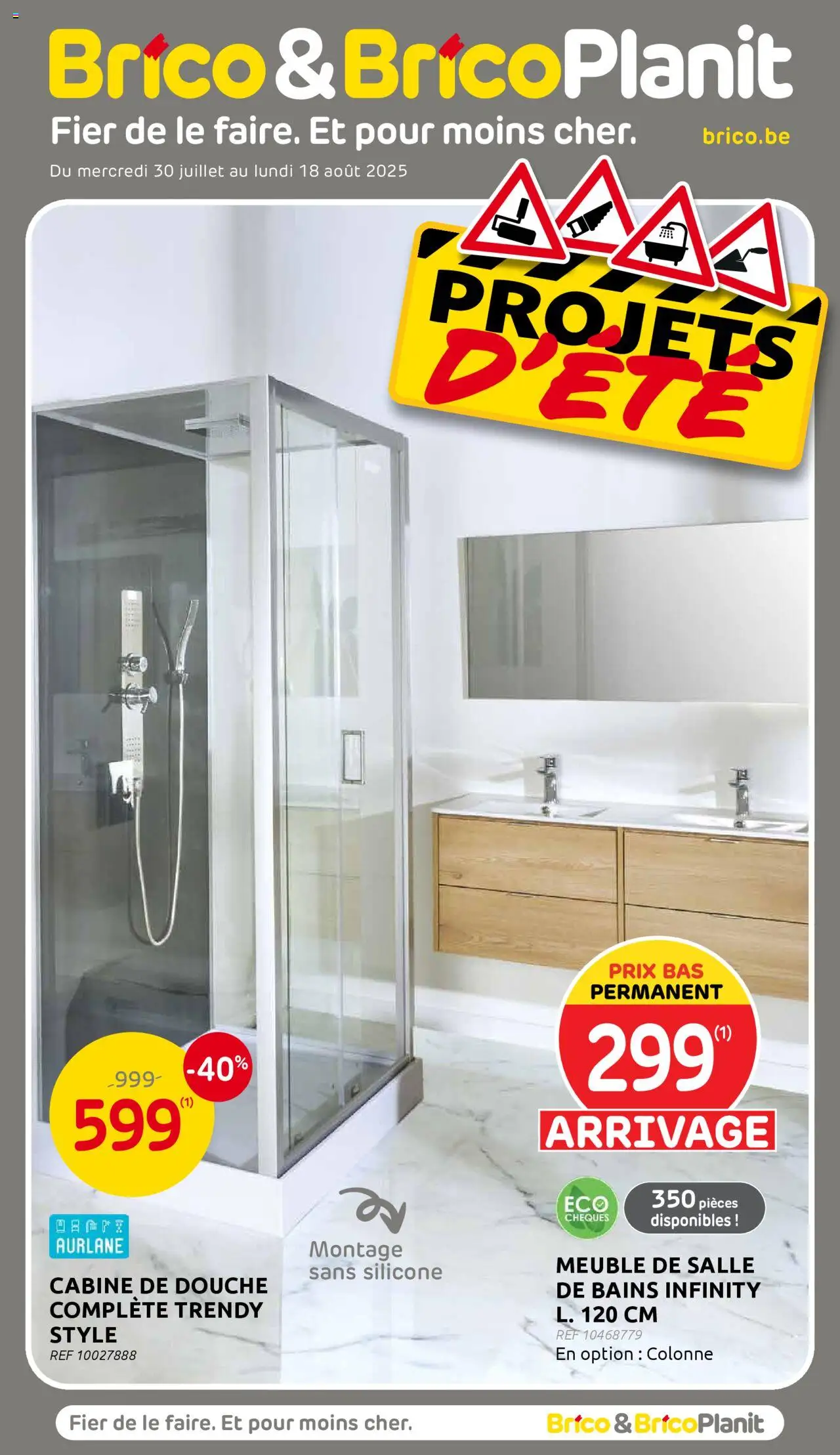 Brico shop Publicité geldig vanaf 30/07/2025 - Paginanummer 1