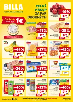 Náhľad Billa letáku platného od 07.04.2026