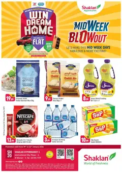 Preview of the catalogue Midweek Blow Out - Al Warsan of store Shaklan valid from 19 Jan, 2026