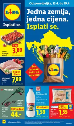 Pregled letka Lidl Katalog trgovine Lidl vrijedi od 13.04.2026