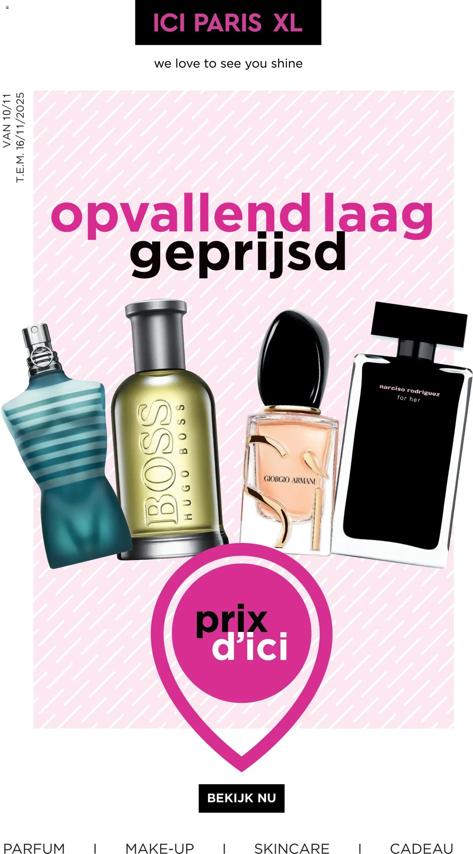 Voorbeeld van Folder van winkel ICI Paris XL geldig vanaf 10/11/2025