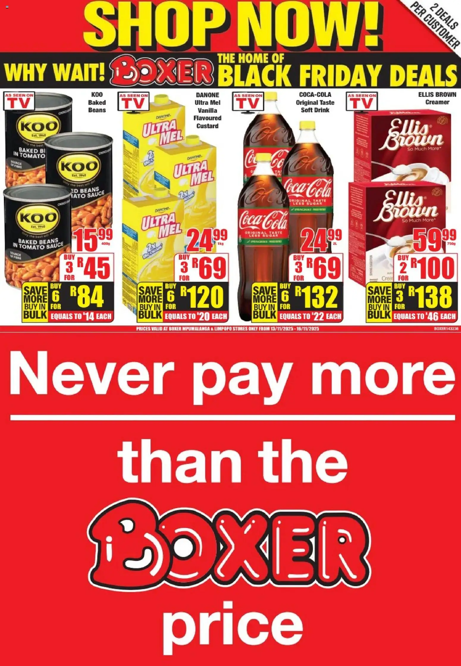 Preview of Boxer flyer valid from 13/11/2025