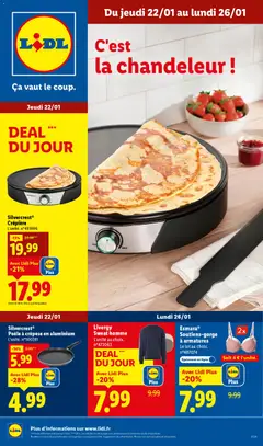 Prévisualisation de Catalogue les bonnes affaires de la semaine du magasin LIDL formulaire valide 22/01/2026