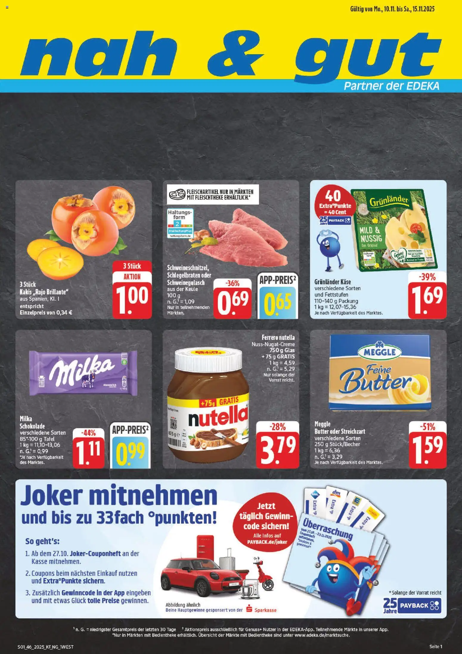 Vorschau von dem Prospekt des Geschäftes nah & gut, gültig ab dem 10.11.2025