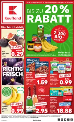 Vorschau von dem Prospekt des Geschäftes Kaufland, gültig ab dem 18.09.2025