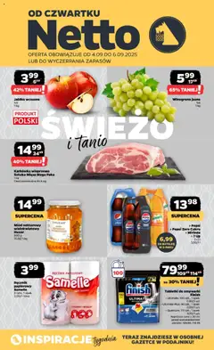 Pogląd gazetki "Gazetka spożywcza" ze sklepu Netto ważnej od 04.09.2025