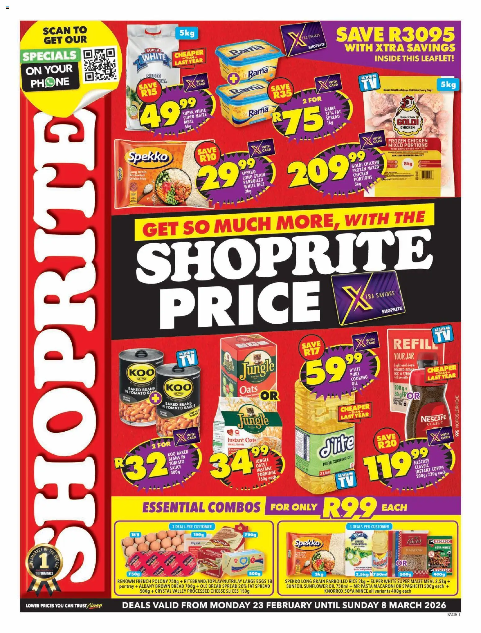 Preview of Shoprite flyer valid from 23/02/2026