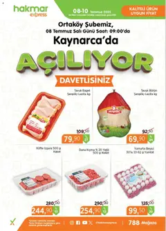 Hakmar Express Ortaköy Şubemiz İndirimleri Kataloğu 08.07.2025 - Broşürünün önizlemesi