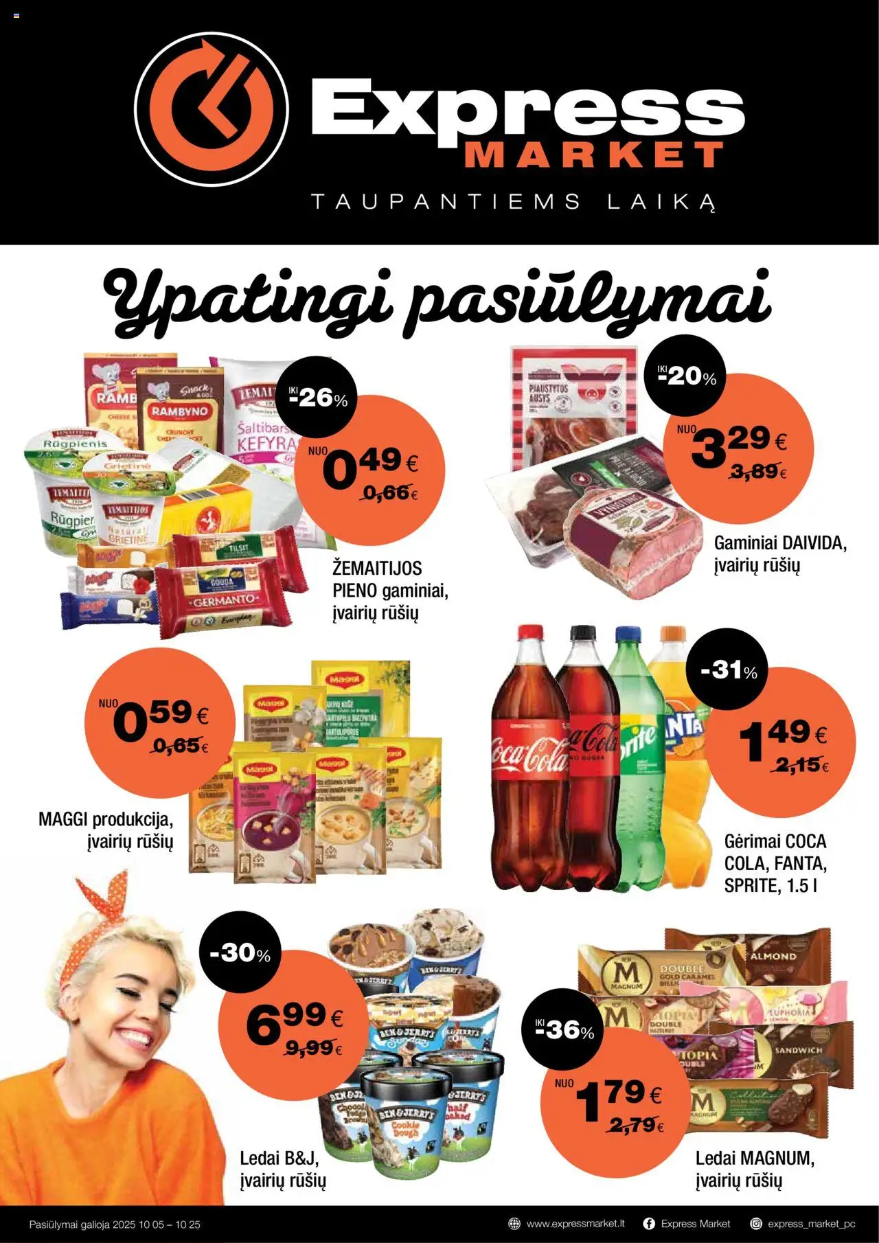 Express market leidinys galioja nuo 2025.10.05 – puslapio numeris 1