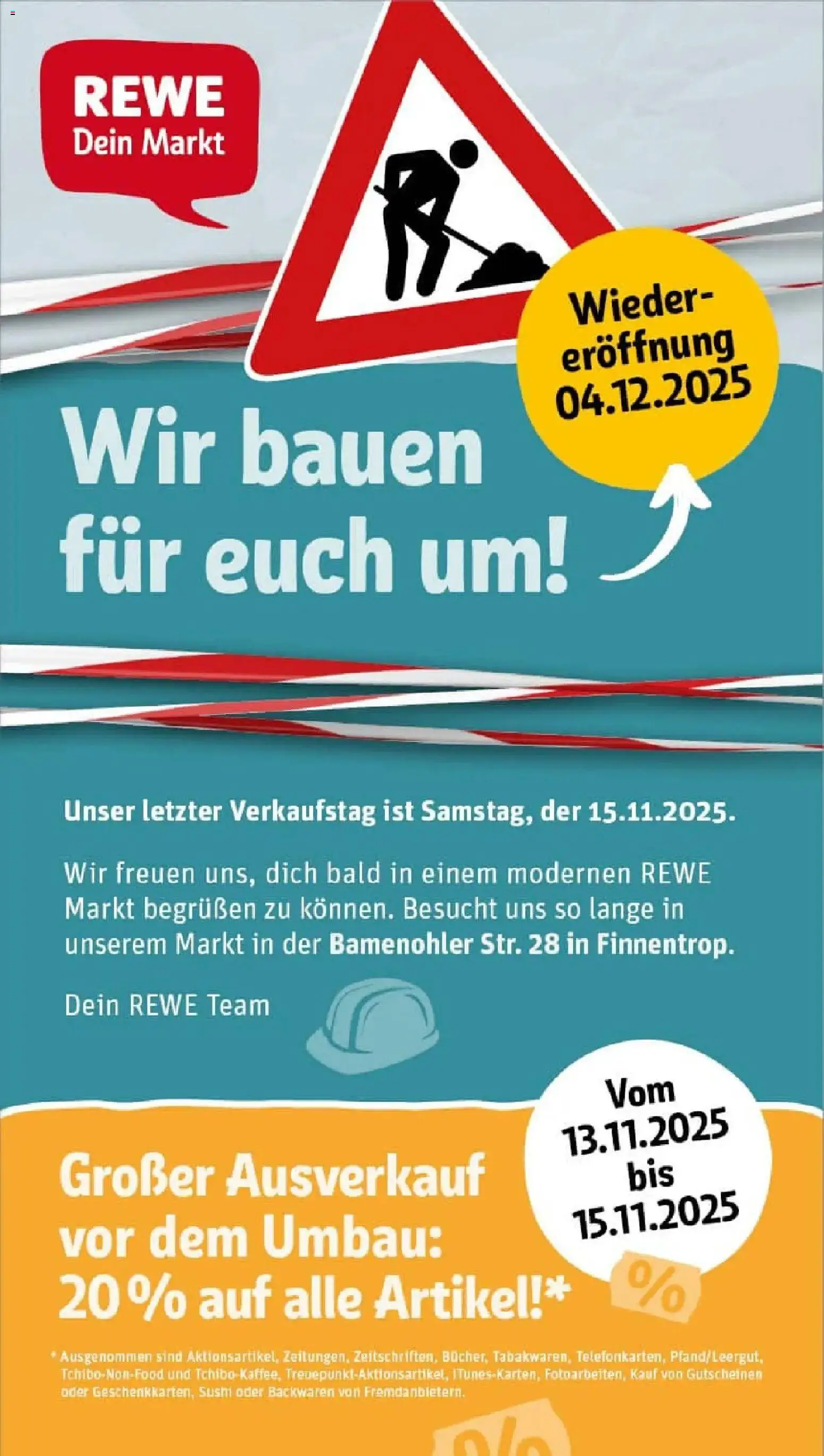 Vorschau von dem Prospekt des Geschäftes Rewe, gültig ab dem 10.11.2025