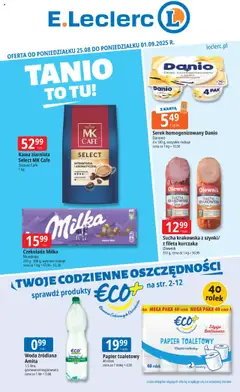 Pogląd gazetki "Warszawa Jerozolimskie" ze sklepu E.Leclerc ważnej od 25.08.2025
