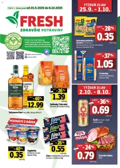 Náhľad Fresh letáku platného od 25.09.2025