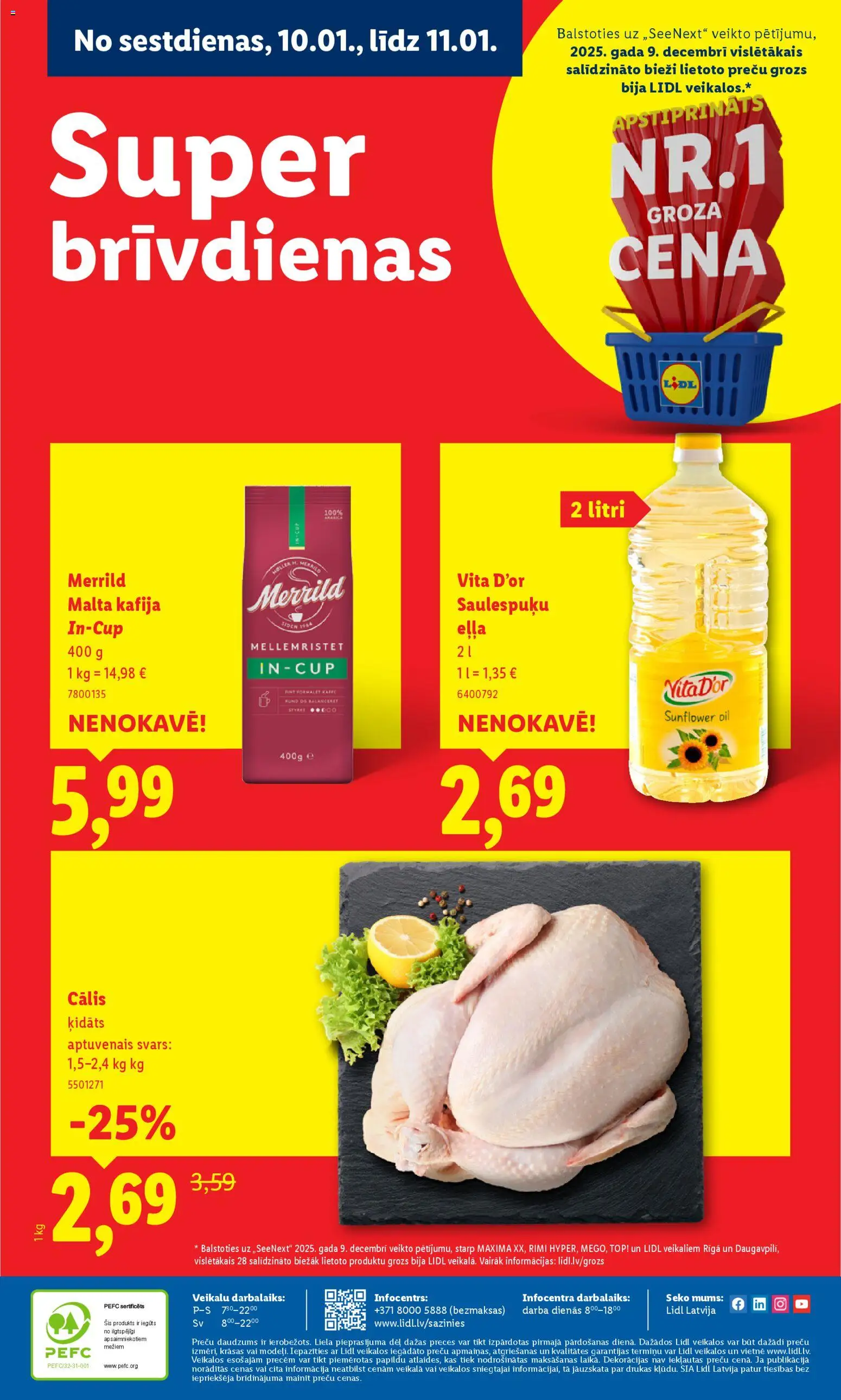 Skatīt Lidl akciju bukletu, derīgs no 2026.01.05