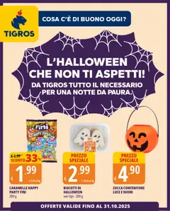 Anteprima dell'opuscolo Volantino Halloween dal negozio Tigros valido da 16/10/2025