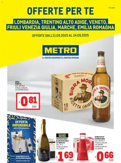 Anteprima dell'opuscolo Attuale volantino dal negozio Metro valido da 11/09/2025