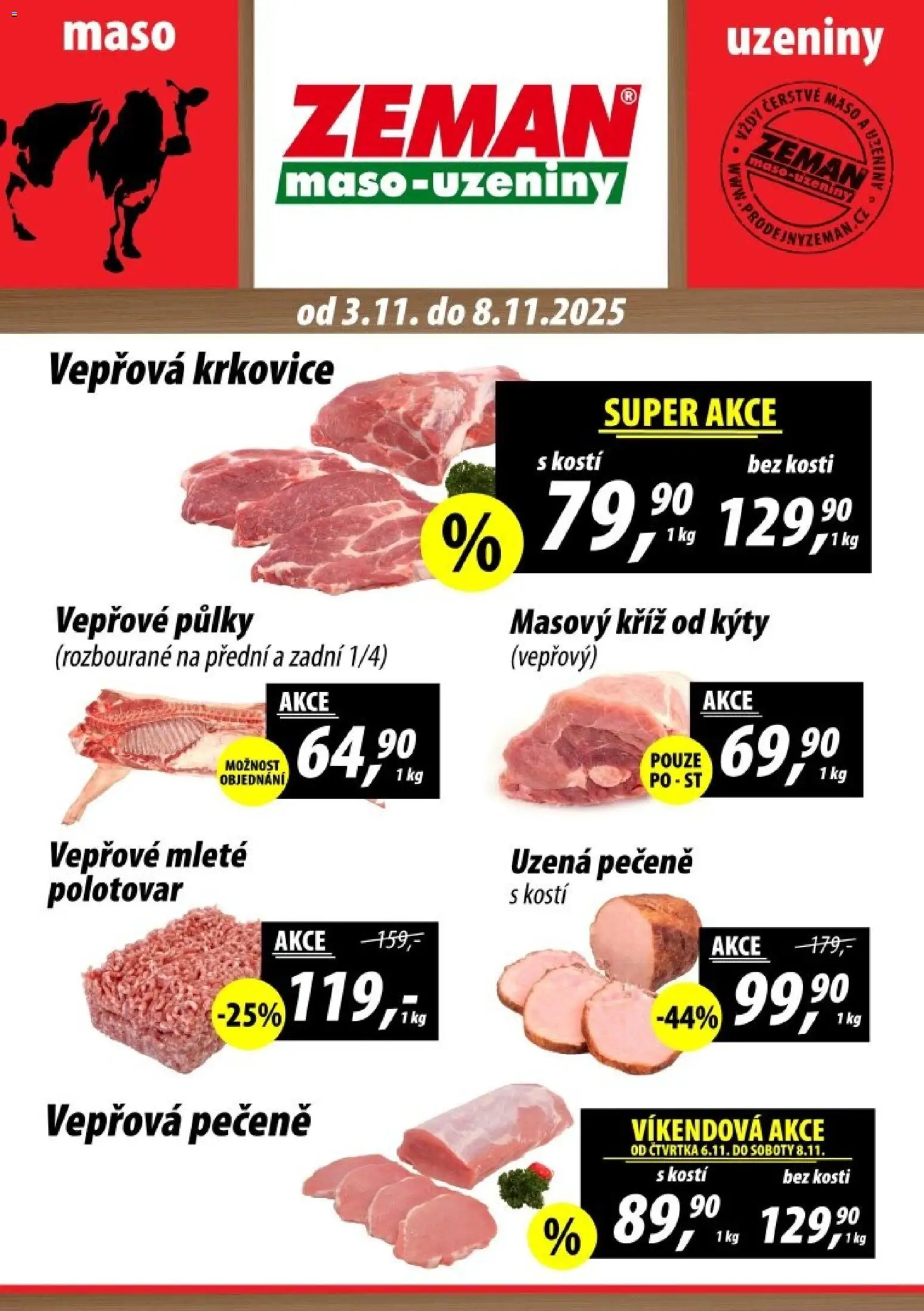 Náhled nabídky: Prodejny Zeman Leták - Praha platný od 03.11.2025