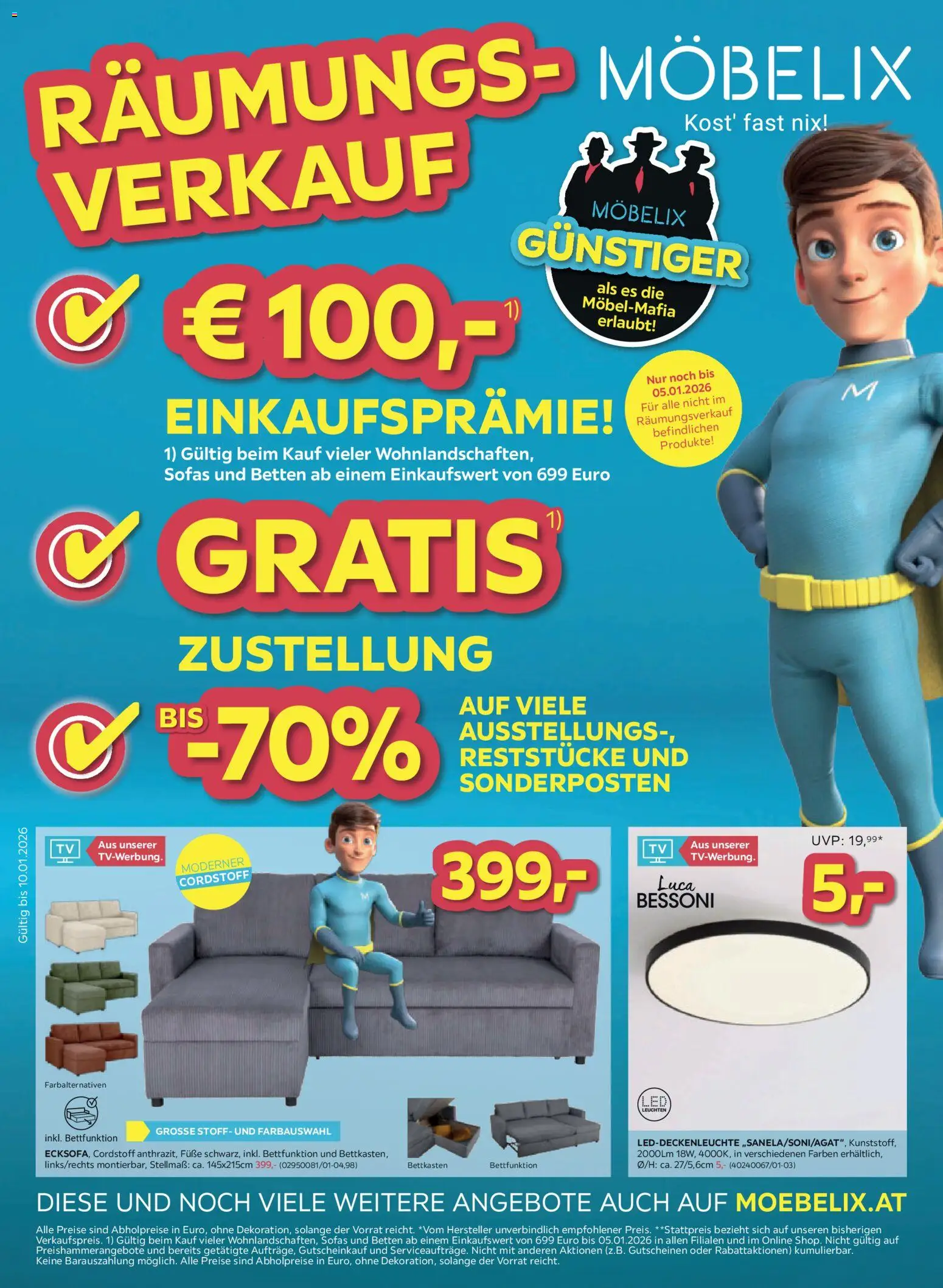 Vorschau der Angebote: Möbelix Räumungs-Verkauf gültig ab 30.12.2025