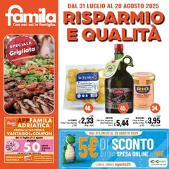 Anteprima dell'opuscolo Attuale volantino dal negozio Famila valido da 31/07/2025