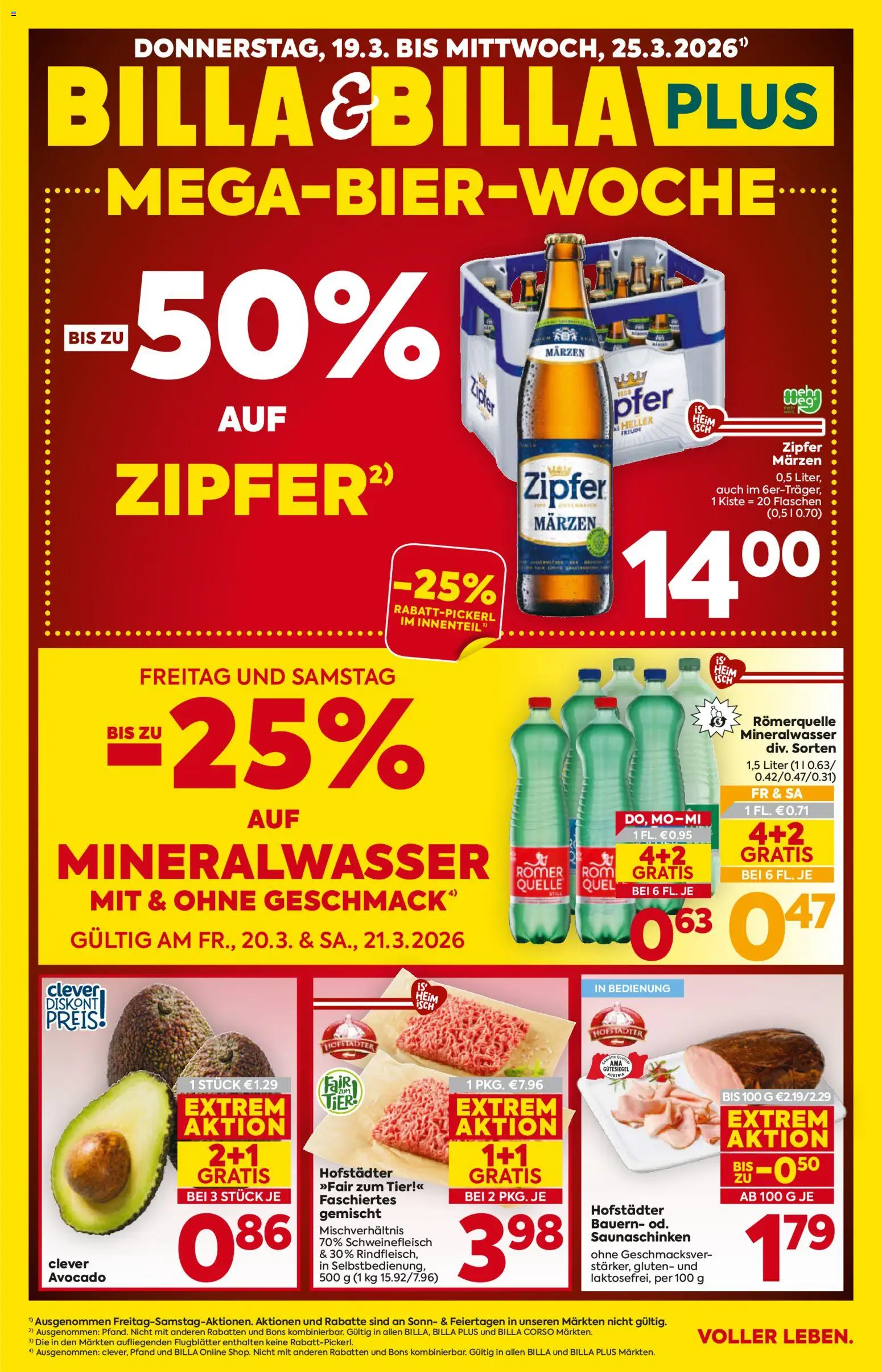 Vorschau der Angebote: Billa Billa Flugblatt - Tirol gültig ab 19.03.2026