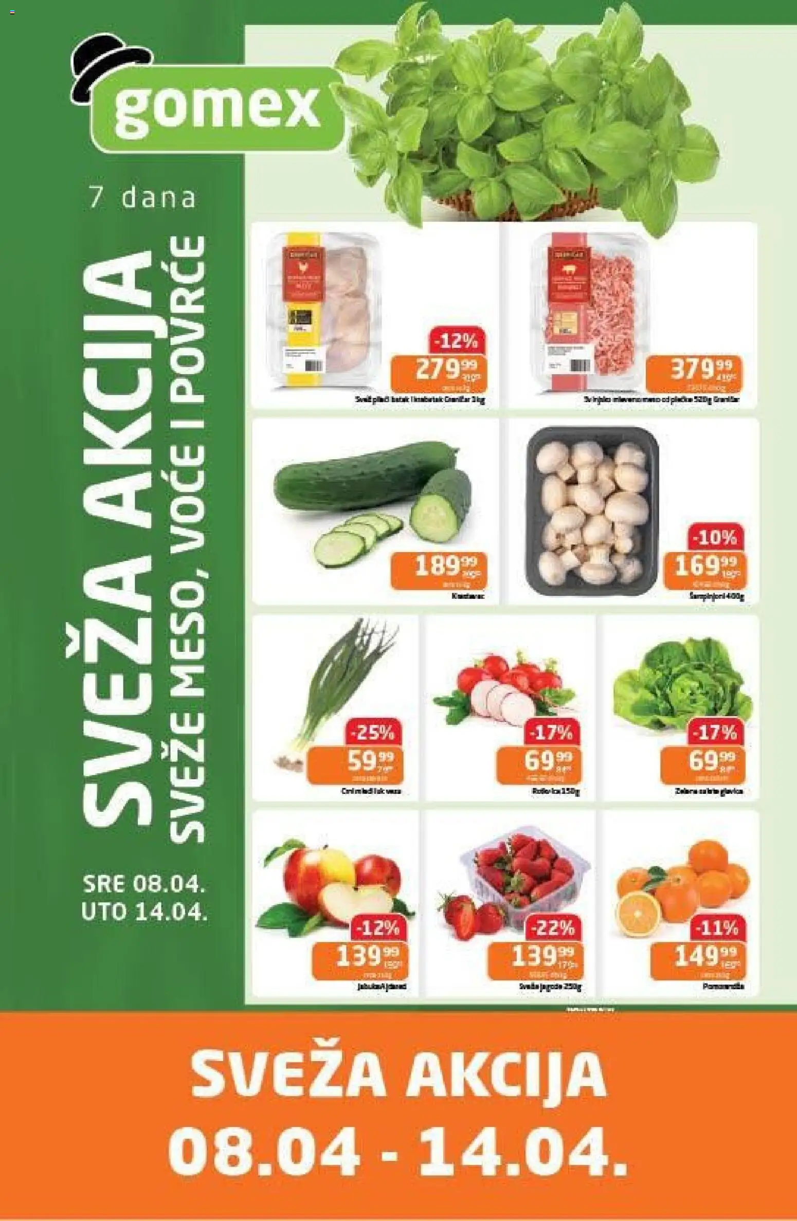 Pregled Gomex kataloga - važi od 08.04.2026