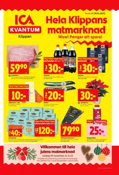 Förhandsgranska reklamblad Klippan från butik ICA Kvantum gäller från 24/11/2025