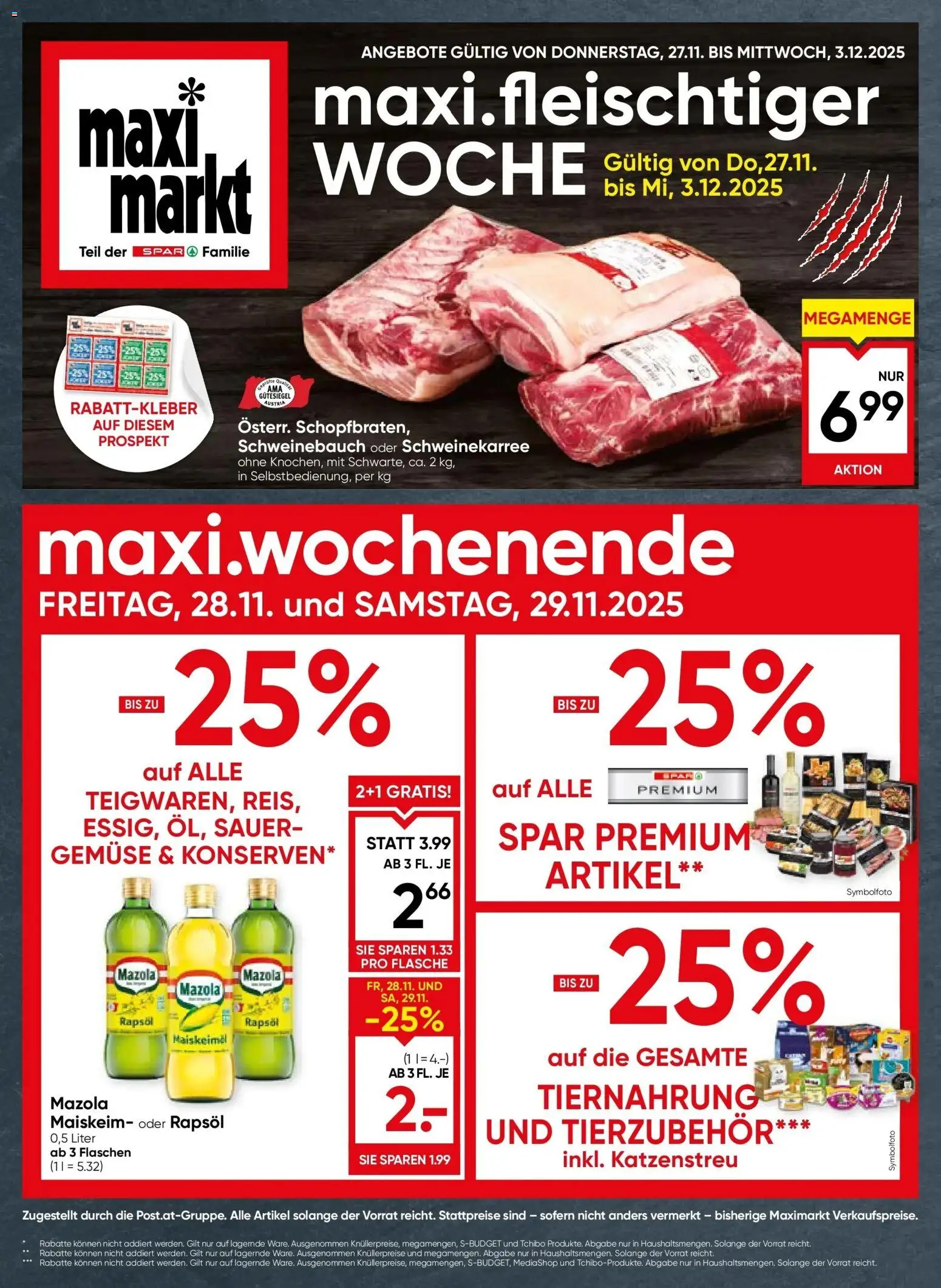 Vorschau der Angebote: Maximarkt Vöcklabruck, Wels gültig ab 27.11.2025