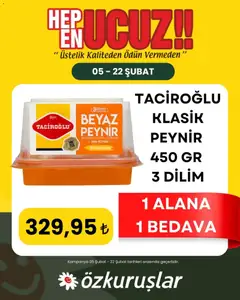 Özkuruşlar İndirim 05.02.2026 - Broşürünün önizlemesi