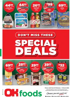 Preview of OK Foods flyer valid from 25/02/2026