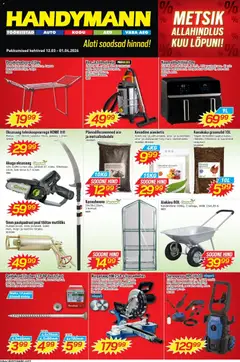 Handymann kliendilehe eelvaade alates 12.03.2026
