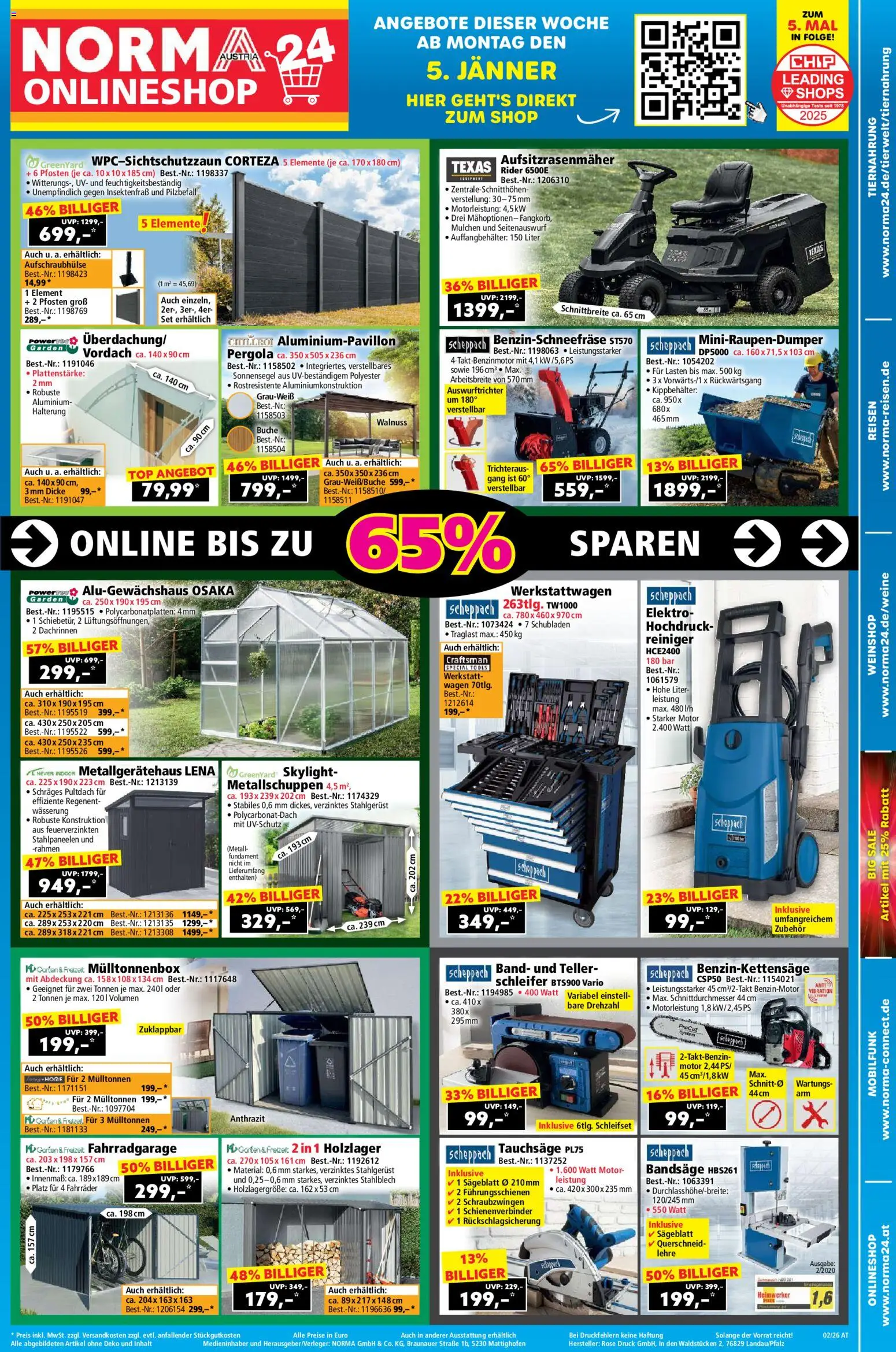 Vorschau der Angebote: Norma Online shop gültig ab 04.01.2025