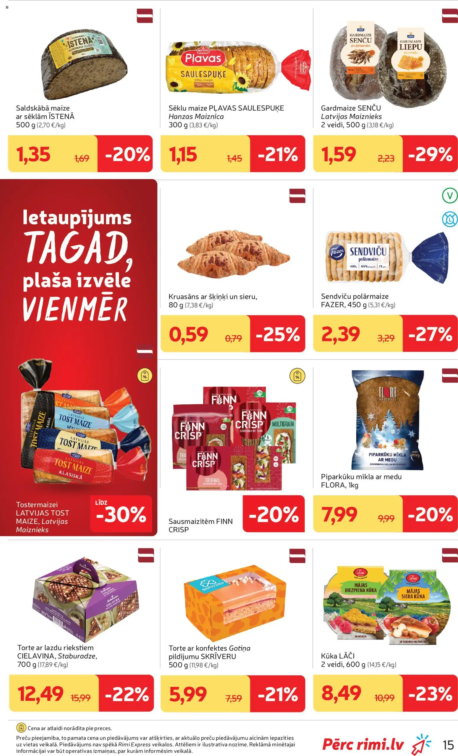 Skatīt Rimi akciju bukletu, derīgs no 2025.12.09