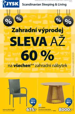 Náhled nabídky: JYSK Leták - Záhradní výprodej platný od 30.07.2025