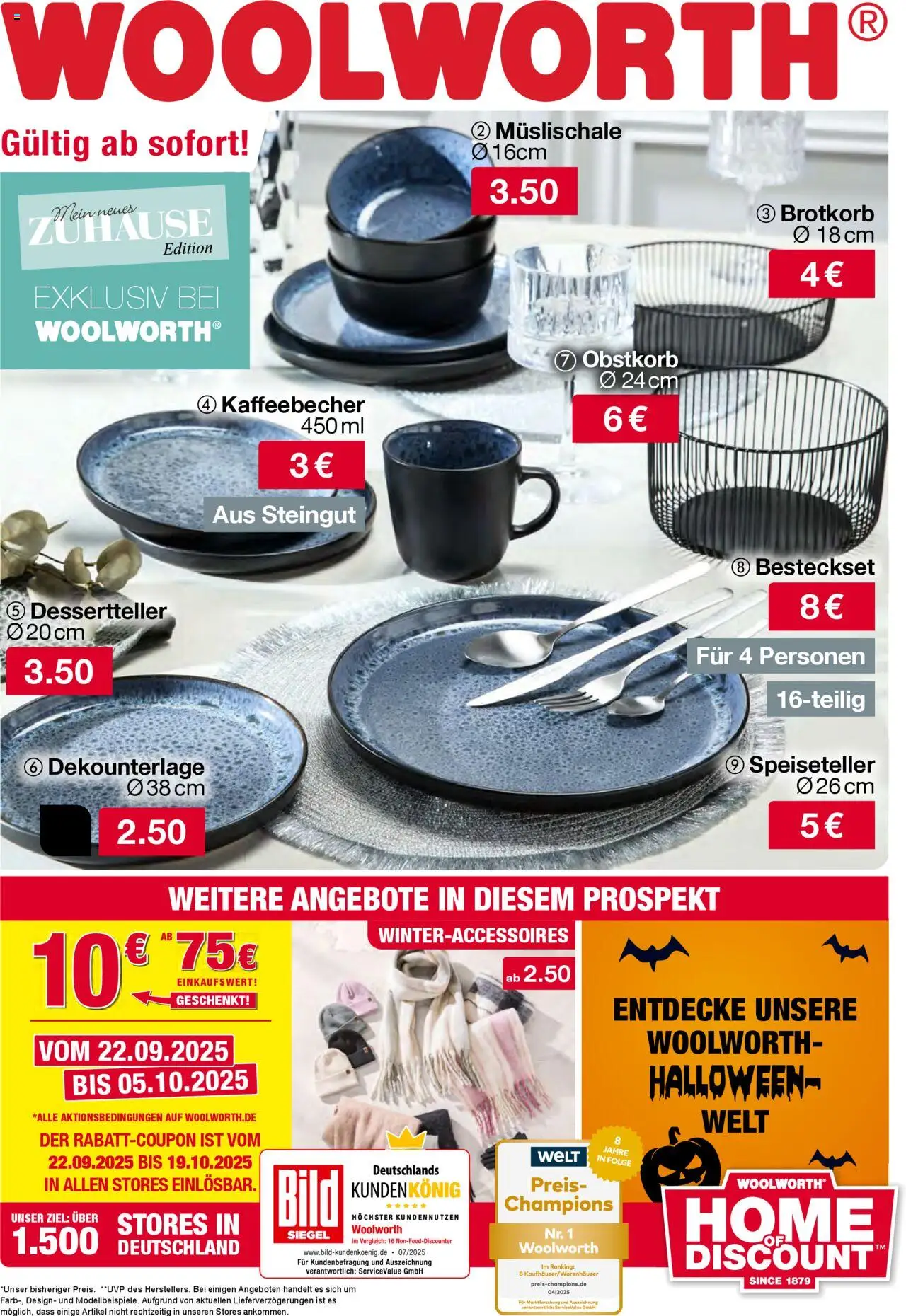Woolworth Prospekt (vom von Mittwoch 01.10.2025)