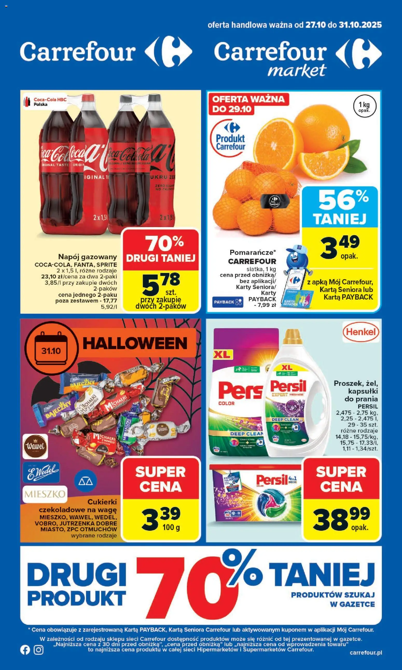 Carrefour Gazetka od 27.10.2025 - Nowa Gazetka - Numer strony 1