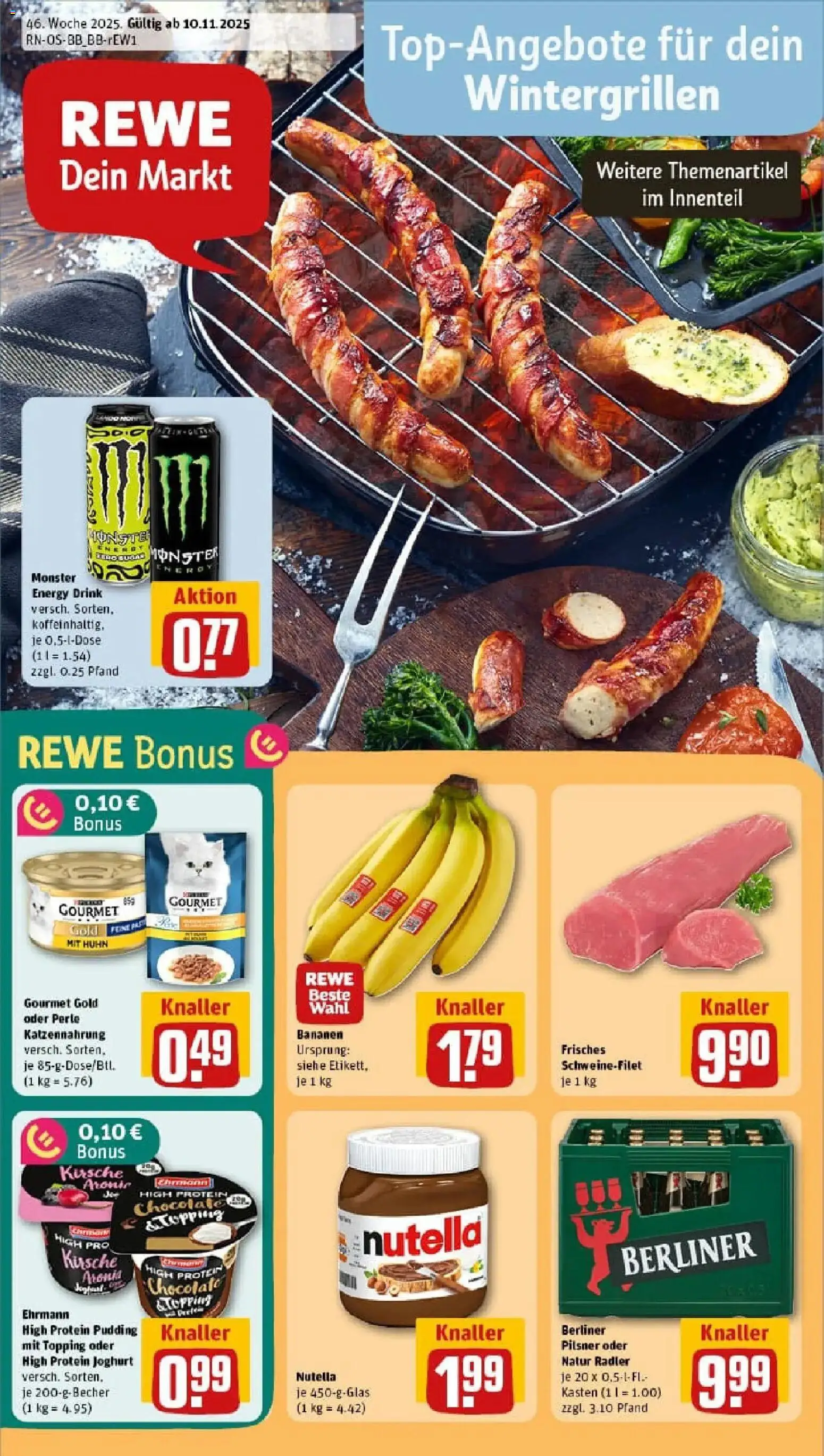 Vorschau von dem Prospekt des Geschäftes Rewe, gültig ab dem 10.11.2025