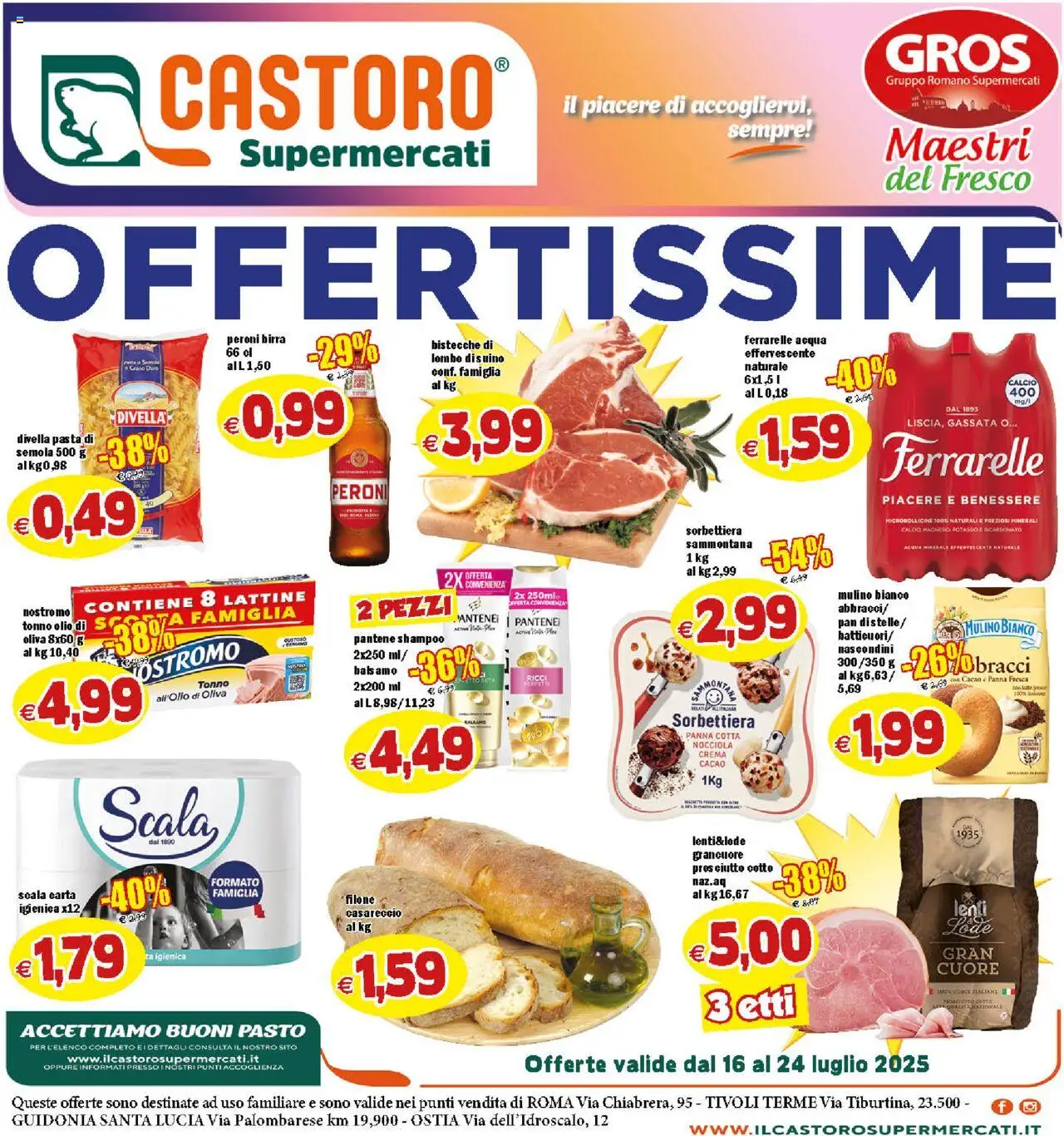 Volantino Il Castoro valido da 16/07/2025 numero di pagina 1