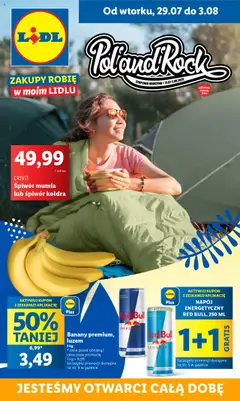 Pogląd gazetki "Festiwalowe okazje" ze sklepu Lidl ważnej od 29.07.2025